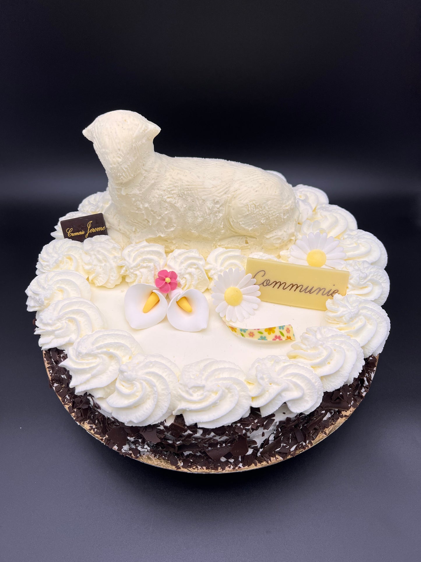 IJslam chocoladeschilfers